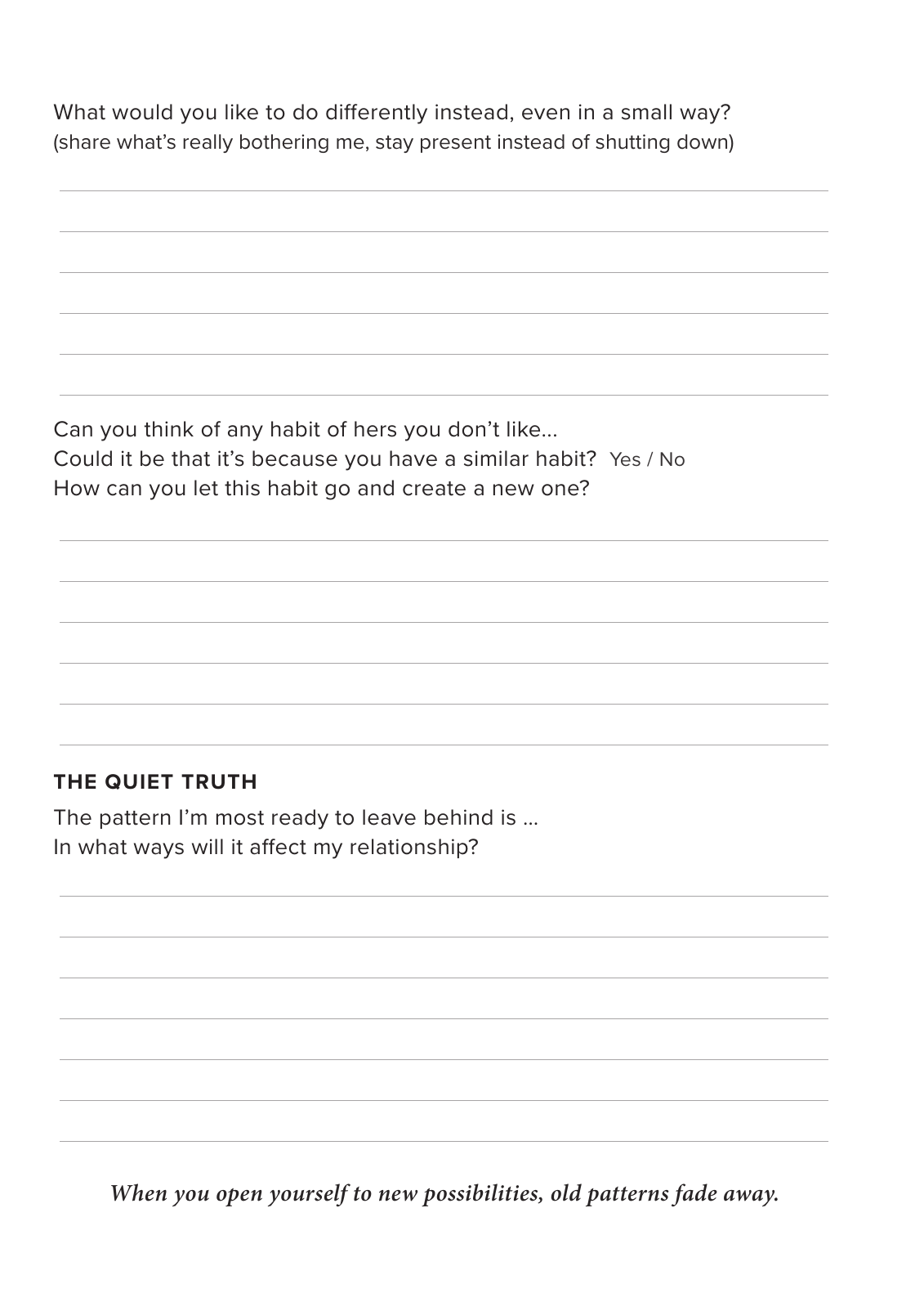 Day 4 — Habits and Patterns, right page